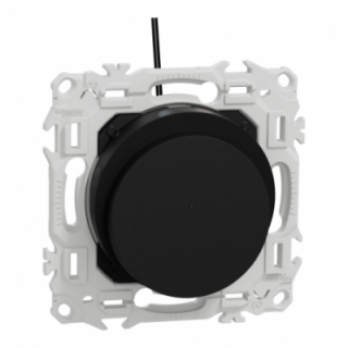 Odace interrupteur à carte 10A LED noir