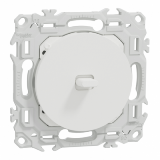 Odace va-et-vient ou pouss. levier blanc