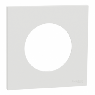 Odace plaque 1 poste blanc