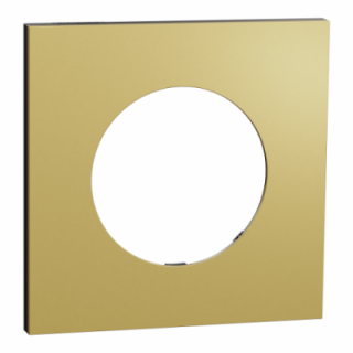 Odace M. plaque 1 poste laiton noir Odace M. plaque 1 poste laiton noir