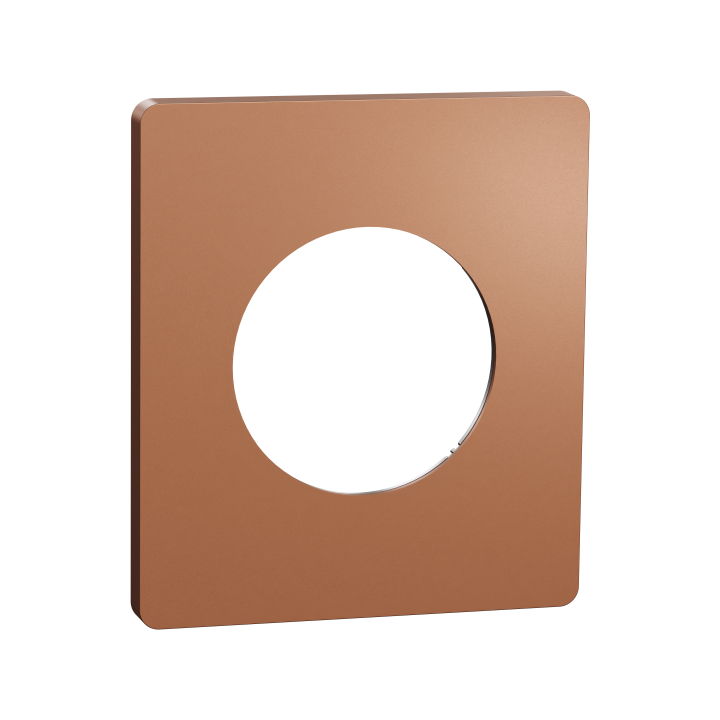 Odace Archi. plaque 1 poste cuivre Odace Archi. plaque 1 poste cuivre