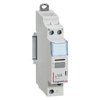 Télérupteur silencieux à vis 230V~- 1P - 250V~~ - 16A - 1F - 1 module Télérupteur silencieux à vis 230V~- 1P - 250V~~ - 16A - 1F - 1 module