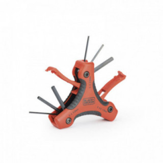 JEU DE 9 CLÉS HEXAGONALES MM BDHT0-